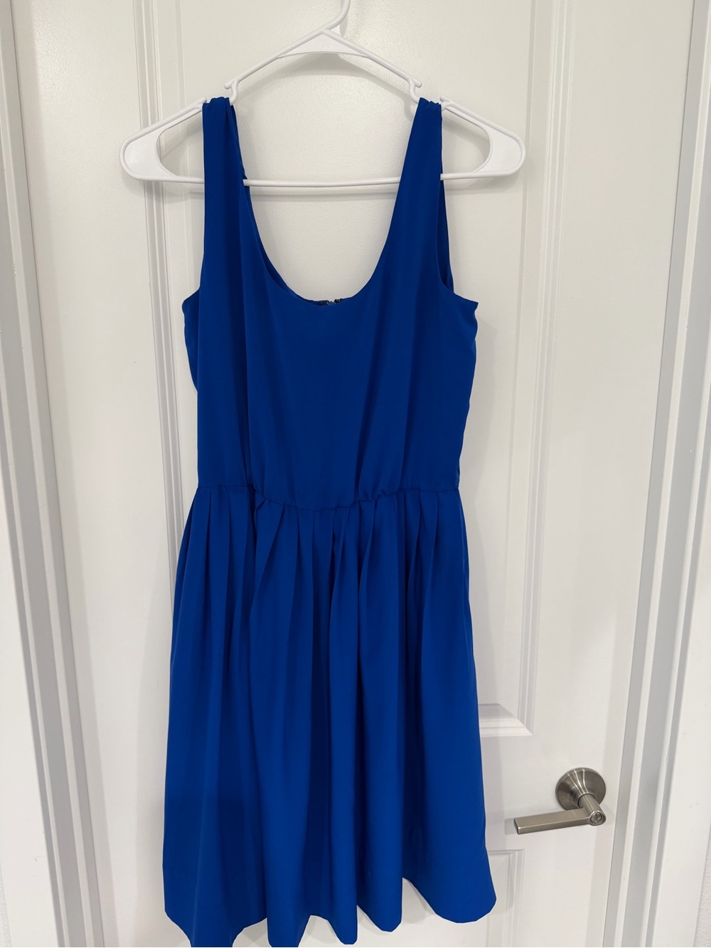 Calvin Klein Royal Blue Sleeveless Midi Dress